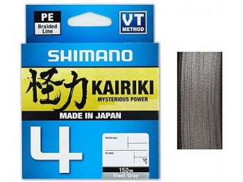 Plecionka SHIMANO Kairiki 4 150m Steel Gray 0.06mm