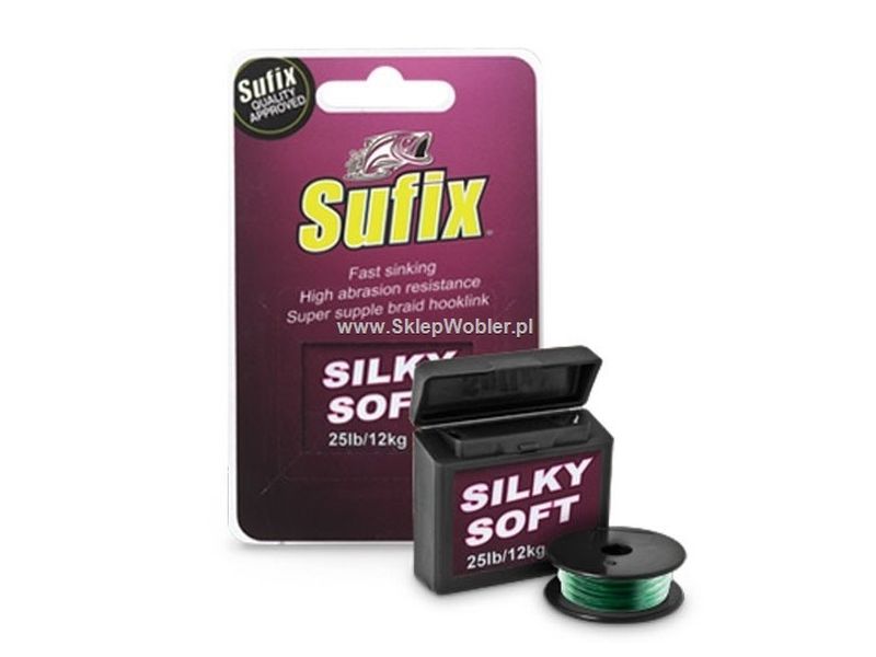 Plecionka SUFIX Silki Soft 20m  6.8kg Green