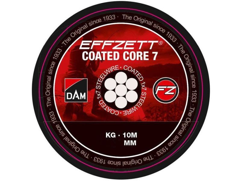 Przypon DAM Linka Stalowa EFFZETT Core7 10m/16kg