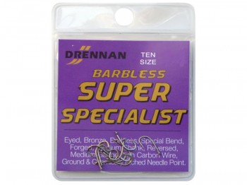 Haczyk DRENNAN Super Specialist Barbless Nr 08 x10