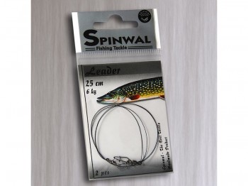 SPINWAL Przypon Wolframowy  6.0 kg 25cm x2