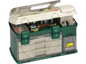 Pude�ko PLANO 737002 Thre Drawer Box Green Beige