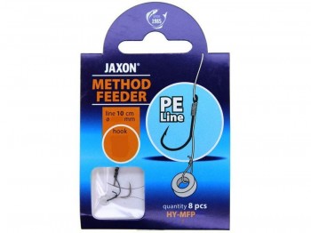 Haczyk z przyponem JAXON Method Feeder Plecionka MFP Nr 06 x8