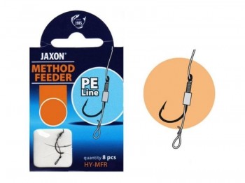 Haczyk z przyponem JAXON Method Feeder Plecionka MFR Nr 12 x8