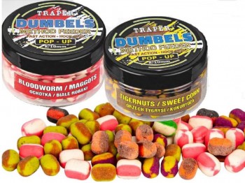 Dumbels TRAPER Method Feeder Pop-Up Duo Color Pomara�-Czekol