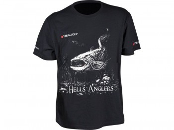 Ubranie DRAGON T-Shirt Hells Anglers Sum czarna Rozm.a XL