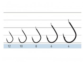 Haczyk z przyponem JAXON SUMATO Iseama Czarne Nr 10 x10