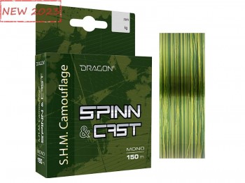 yka DRAGON S.H.M. Camouflage Spin&Cast 150m 0.18mm