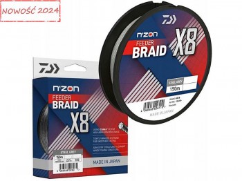 Plecionka DAIWA N'ZON X8 Steel Gray 150m 0.12mm