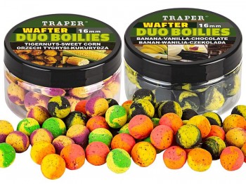 Kulki Proteinowe TRAPER Duo Color Wafter 16mm 40g Truskawka Krem