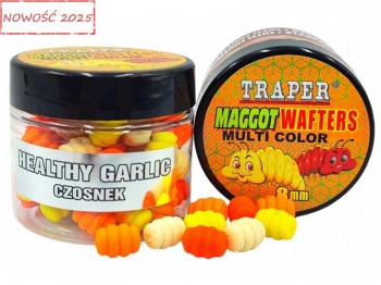 Maggot Wafters TRAPER Method Feeder Multi Color  8mm 25g Czosnek