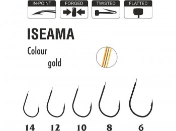 Haczyk TRAPER Specialist Iseame Gold Nr 06x10