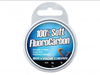�y�ka SAVAGE GEAR Soft Fluorocarbon 0.27mm 50m Clear