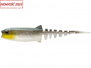 Przyn�ta Sztuczna SAVAGE GEAR Cannibal Minnow V-Tail  8cm/3.4g Green Silver