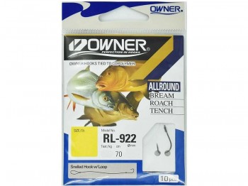 Haczyk z przyponem OWNER RL922 Nr 14 - 0.10 mm x10