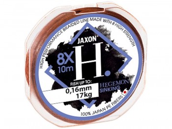 Plecionka JAXON Hegemon 8X Sinking 10m 0.16mm