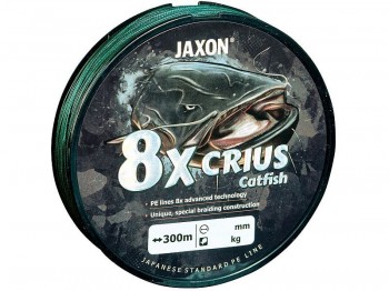 Plecionka JAXON Crius X8 CatFish 300m 0.50mm Green
