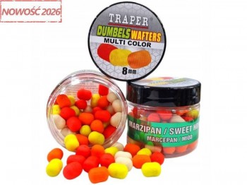 Dumbels Wafters TRAPER MF Multi Color 25g 8mm Marcepan Mi�d