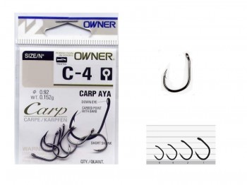 Haczyk OWNER Carp C4 Aya Nr 04 x7