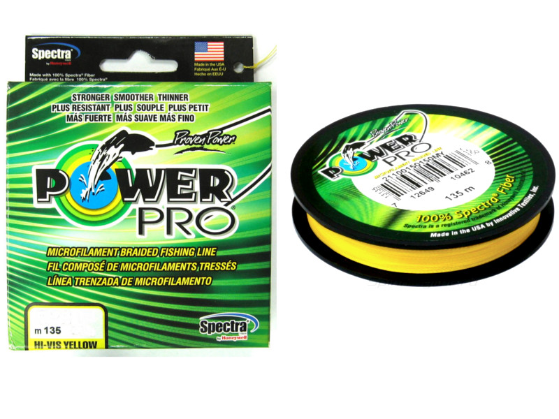 Plecionka POWER PRO 135m Hi-Vis Yellow 0.19mm