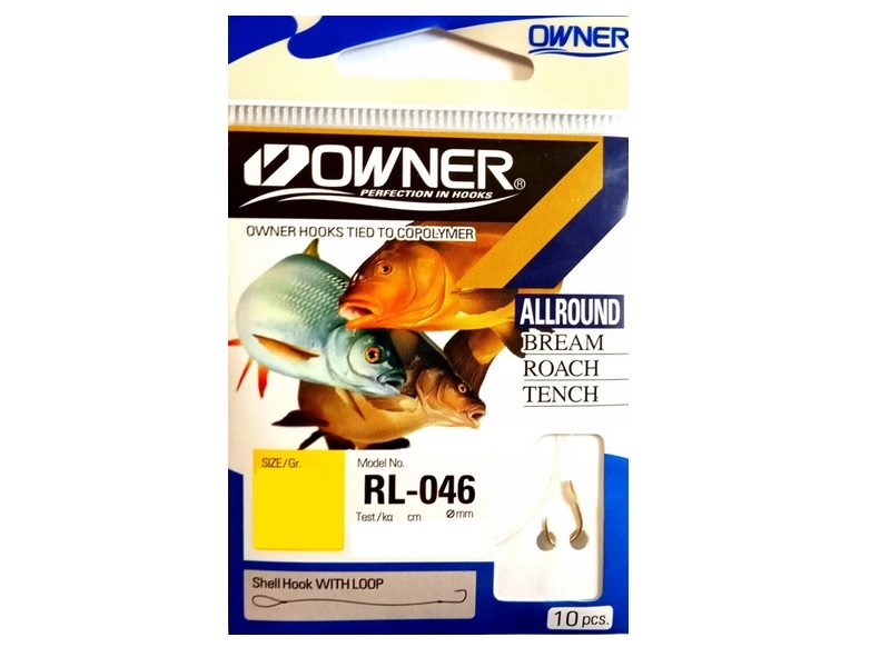 Haczyk z przyponem OWNER RL046 Nr 12 - 0.14 mm x10