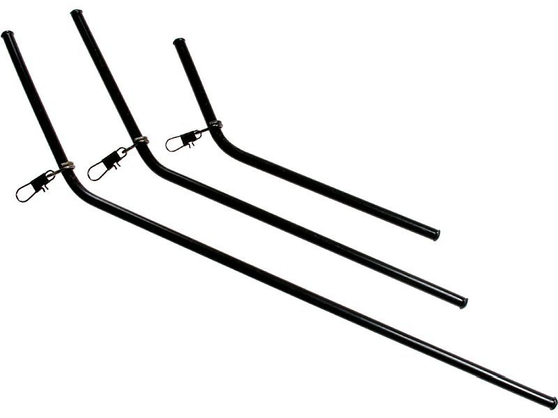 Rurka JAXON antyspl�taniowa czarna z agrafk� wygi�ta 18cm