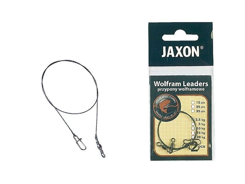 Przypon JAXON Wolframowy 15cm 10kg x2