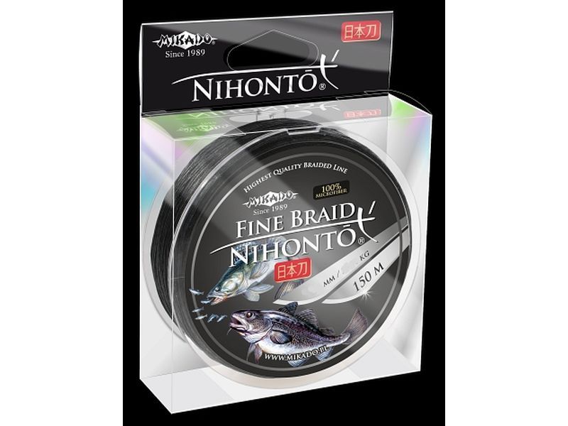 Plecionka MIKADO Nihonto Octa 150m Black 0.12mm