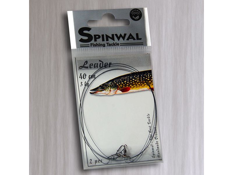 SPINWAL Przypon Wolframowy  3.0 kg 40cm x2