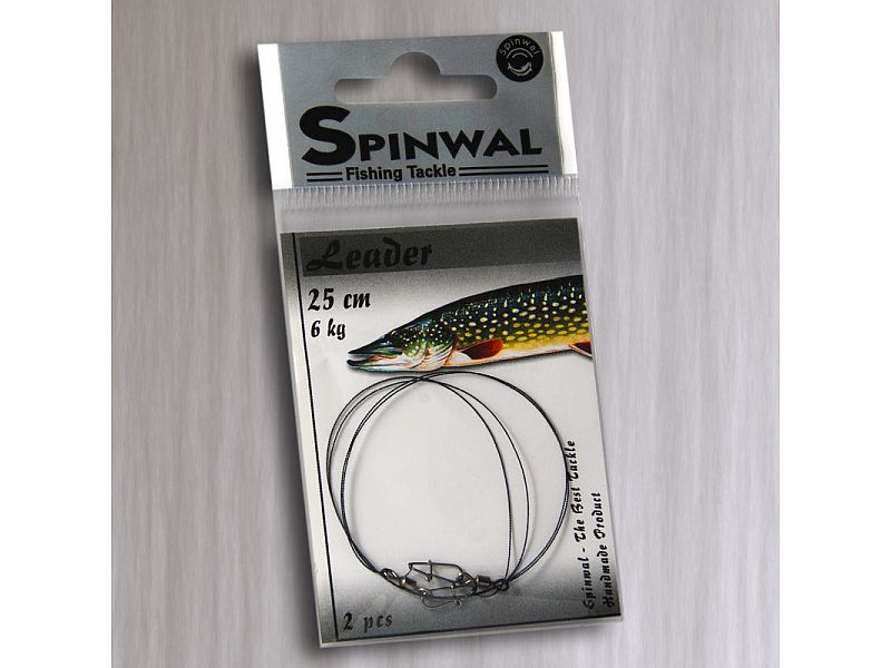 SPINWAL Przypon Wolframowy  6.0 kg 25cm x2