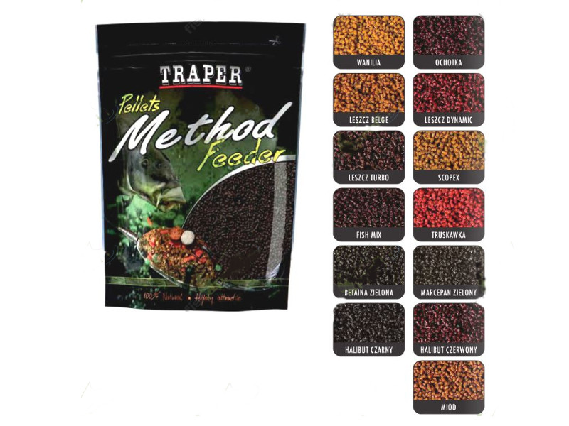 Pellet TRAPER Method Feeder 0.5 Kg 2mm Wanilia
