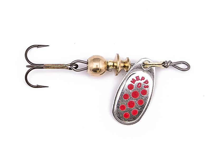 B�ystka MEPPS COMET DECORE srebrna+czerwony Nr 0