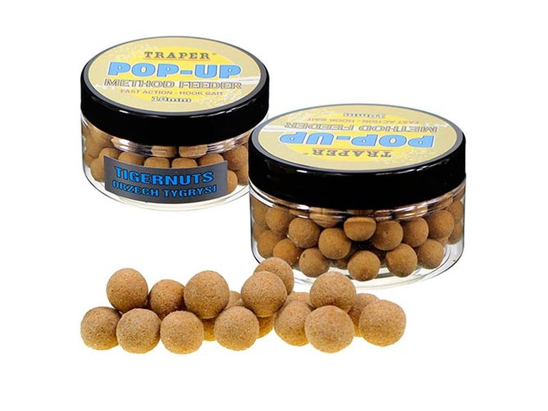 Kulki Proteinowe TRAPER Method Feeder Pop Up 10mm 30g Orzech Tygrysi