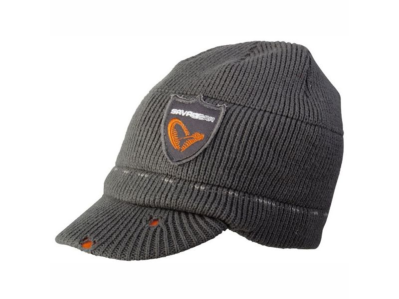 Czapka SAVAGE GEAR Logo Knit Beanie One Size Grey