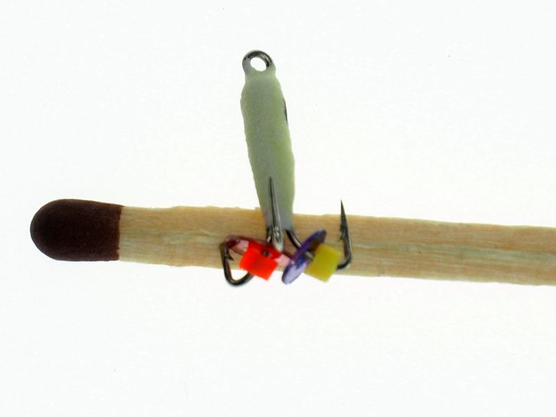 Mormyszka Wolframowa Diabe�ek 1.5mm/0.2g 126 fosforyzu.