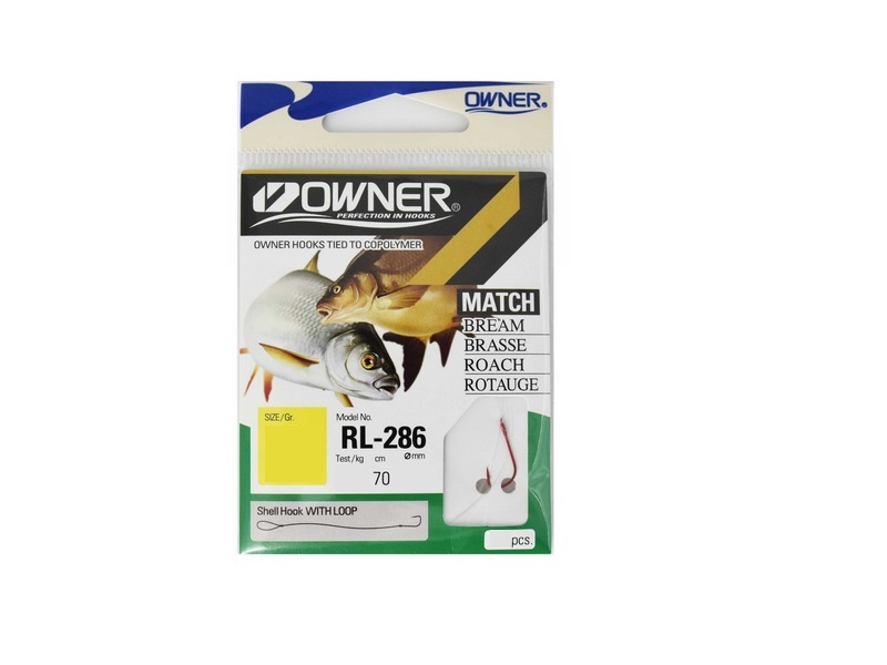 Haczyk z przyponem OWNER RL286 Nr 16 - 0.09  mm x10