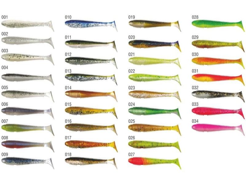 Przyn�ta Sztuczna KONGER Shad Grubber 5.5cm Kolor 037
