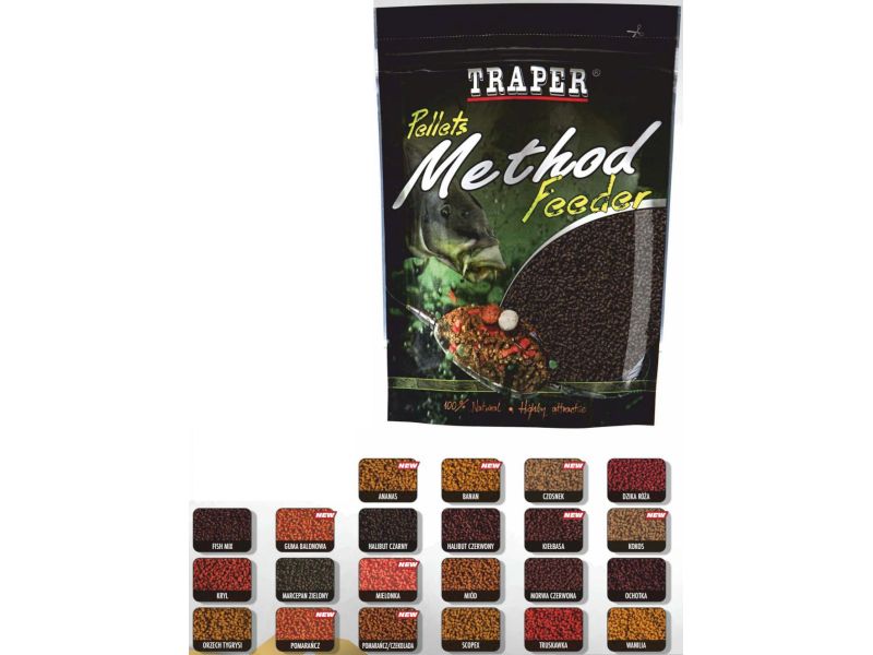 Pellet TRAPER Method Feeder 0.5 Kg 2mm Ananas