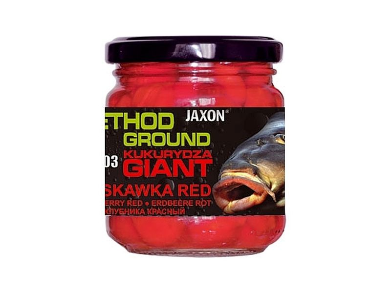 Kukurydza JAXON Giant Method Ground 125g Truskawka