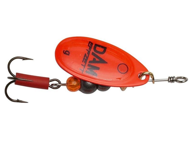B�ystka DAM EFFZETT Fluo Spinner 10g Nr 4 Red