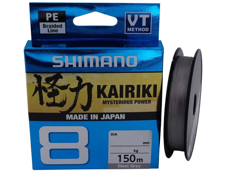 Plecionka SHIMANO Kairiki 8 150m Steel Gray 0.13mm