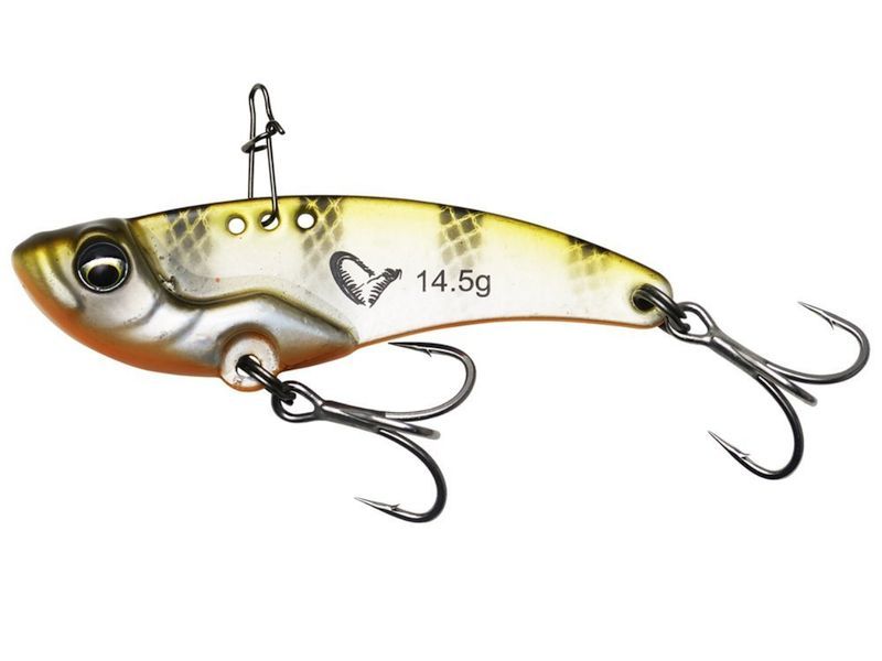 Cykada SAVAGE GEAR Vib Blade 5.5cm/14.5g Olive Silver Stripes