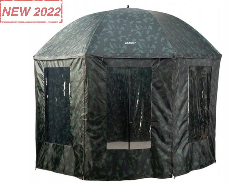 Parasol W�dkarski JAXON+pe�na os�ona stela� 290XU Camu