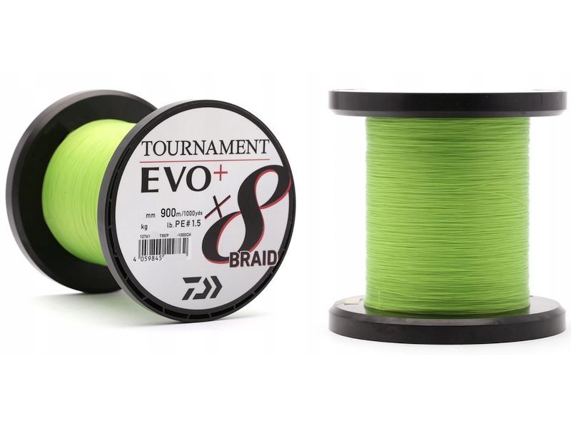 Plecionka DAIWA TN 8  Evo+ Chartreuse 900m 0.08mm