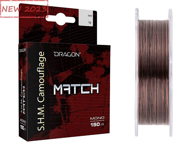 �y�ka DRAGON S.H.M. Camouflage Match 150m 0.18mm