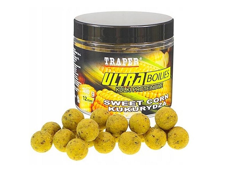 Kulki Proteinowe TRAPER Ultra Hook 100g 12mm Kukurydza