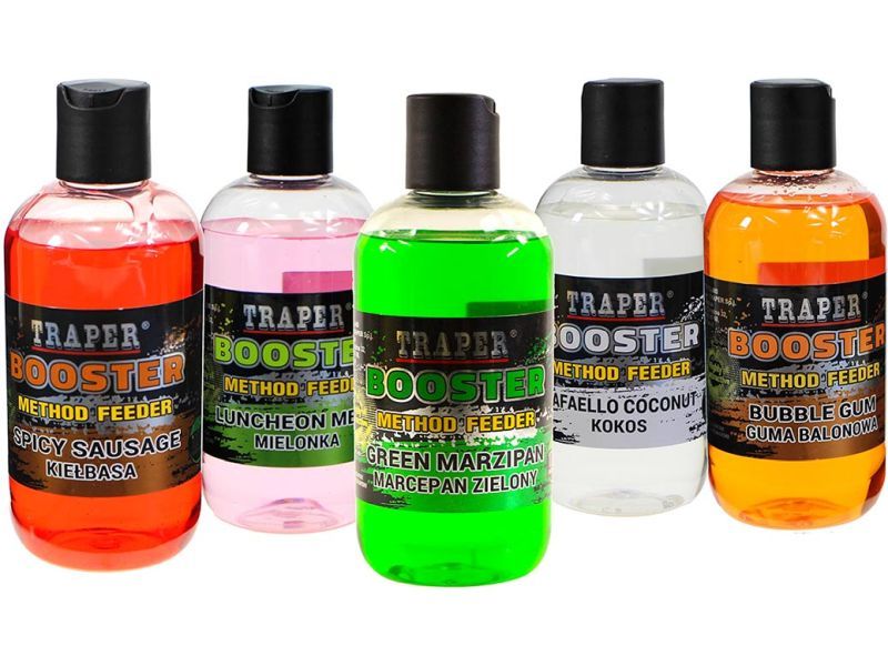 Booster TRAPER Method Feeder 300g Marcepan Zielony