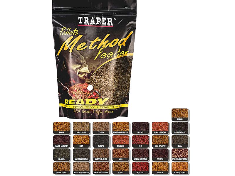 Pellet TRAPER Method Feeder READY 0.5 Kg 2mm Wanilia Scopex