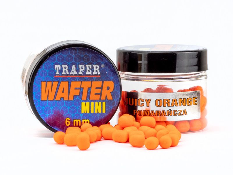 Wafter Mini TRAPER Method Feeder 15g 6mm Pomara�cza