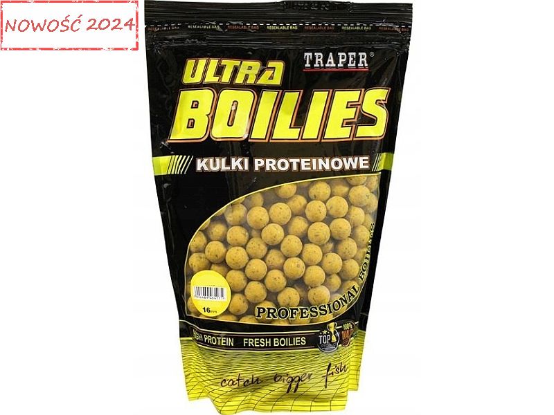 Kulki Proteinowe TRAPER Ultra 1kg 16mm CLS Fermentowana Kukurydza